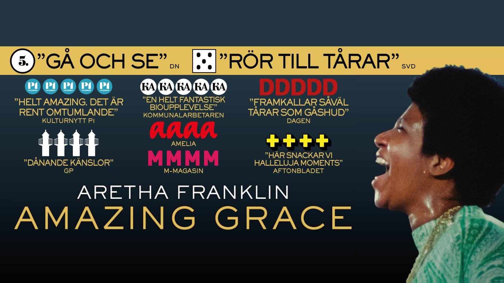 Du visar för närvarande Amazing grace – Aretha Franklin