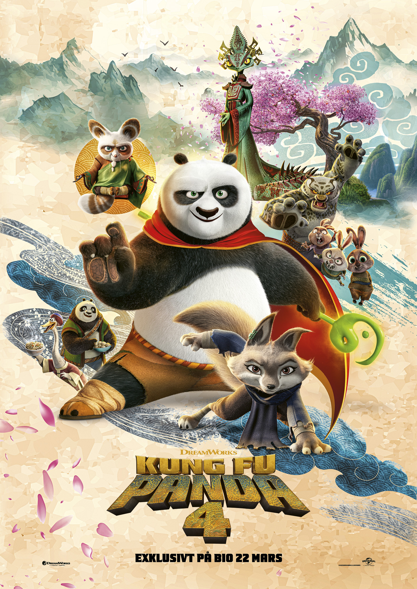 Du visar för närvarande Kung Fu Panda 4